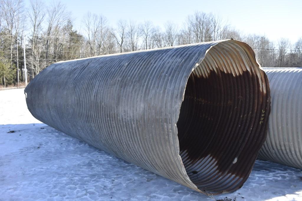 Galvanized 20' x 72" Corrugated Galvinized Pipe