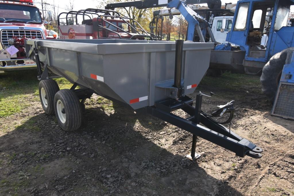 2023 Creek Bank Welding Farm Dump Trailer on Tandem Axle Running Gear