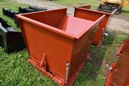 KC Self Tipping Fork Mounted Dumpster