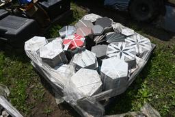 Pallet of Misc Hexagon Tile