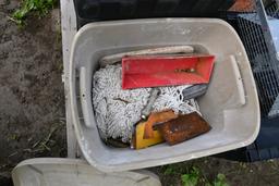 Pallet with Live Animal trap, Emergency Auto Kit