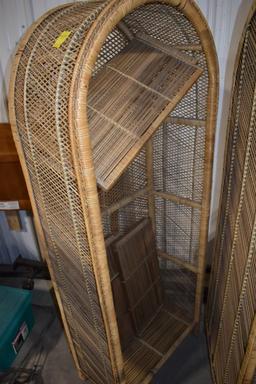 2 Wicker Shelves