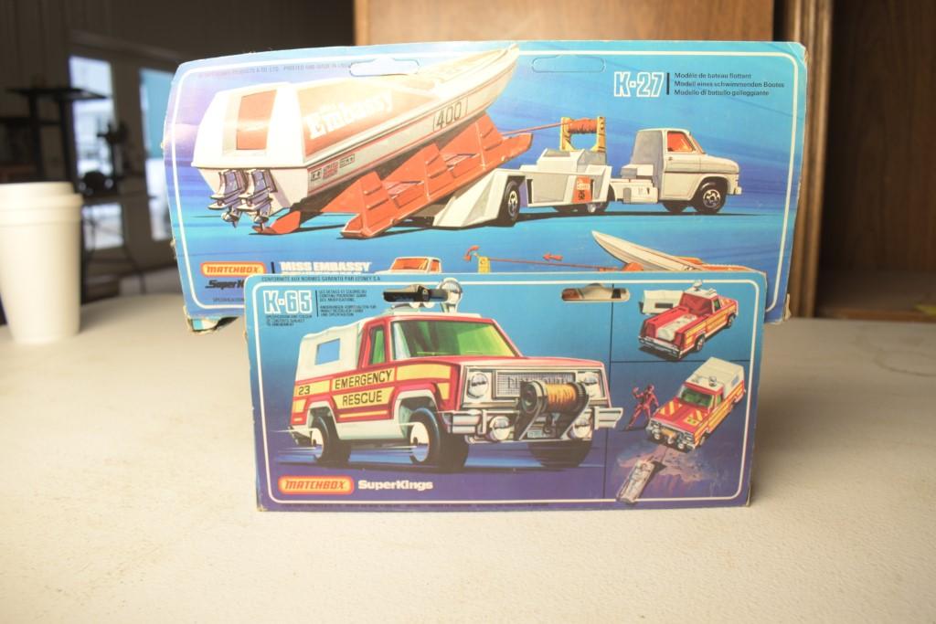 2 Matchbox Superkings Toy Vehicles