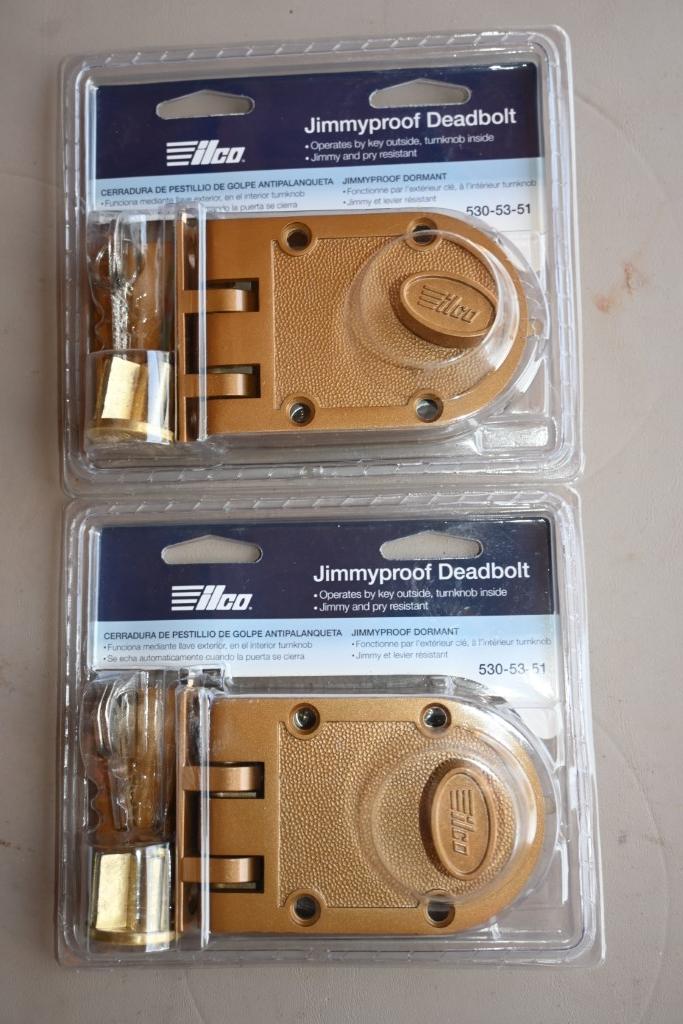 2 ilco Jimmyproof Deadbolts