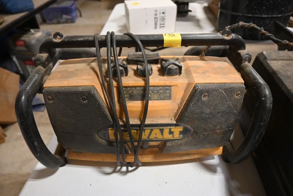 DeWalt Radio and Battery Charger