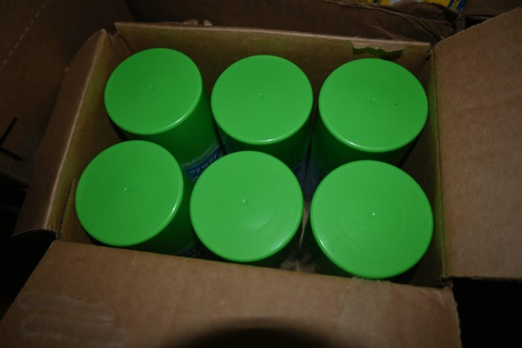 Six Cans of Sprayway All Purpose Cleaner