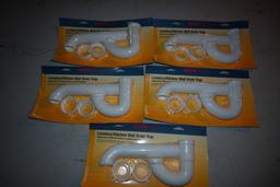 Five Master Plumber Wall Drain Traps
