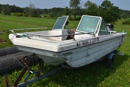 Manatee boat and trailer no titles