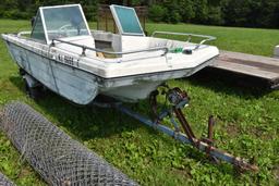 Manatee boat and trailer no titles
