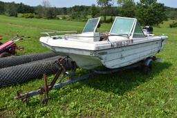 Manatee boat and trailer no titles
