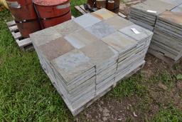 Pallet of 12" X 12" Bluestone