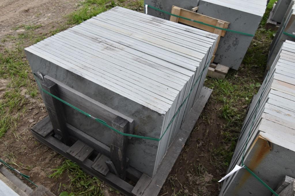 Pallet of 24" x 36" x 1" Pieces of Bluestone