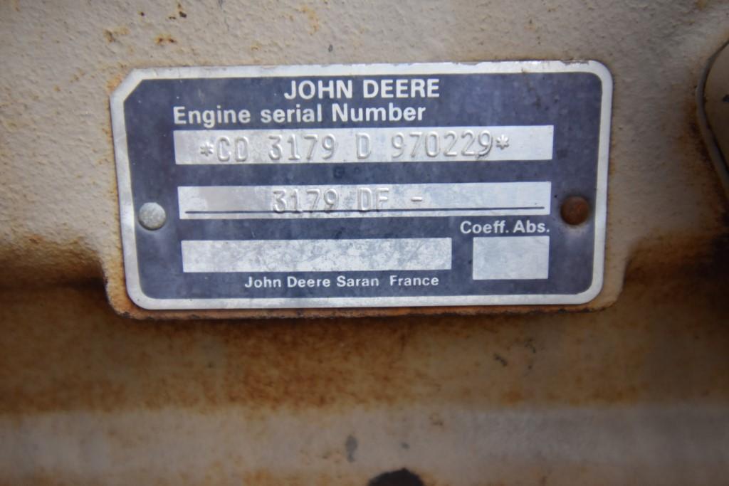 John Deere 3179DF Diesel Engine Take Out