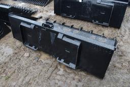New Quick Attach 78" Skid Steer bucket with Teeth