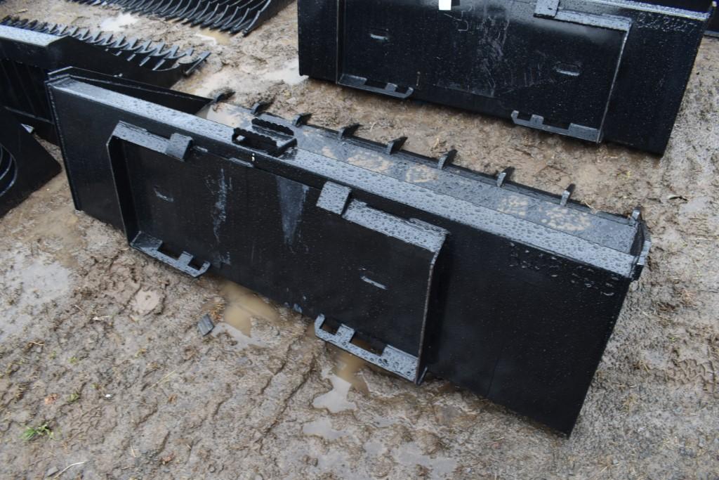 New Quick Attach 78" Skid Steer bucket with Teeth