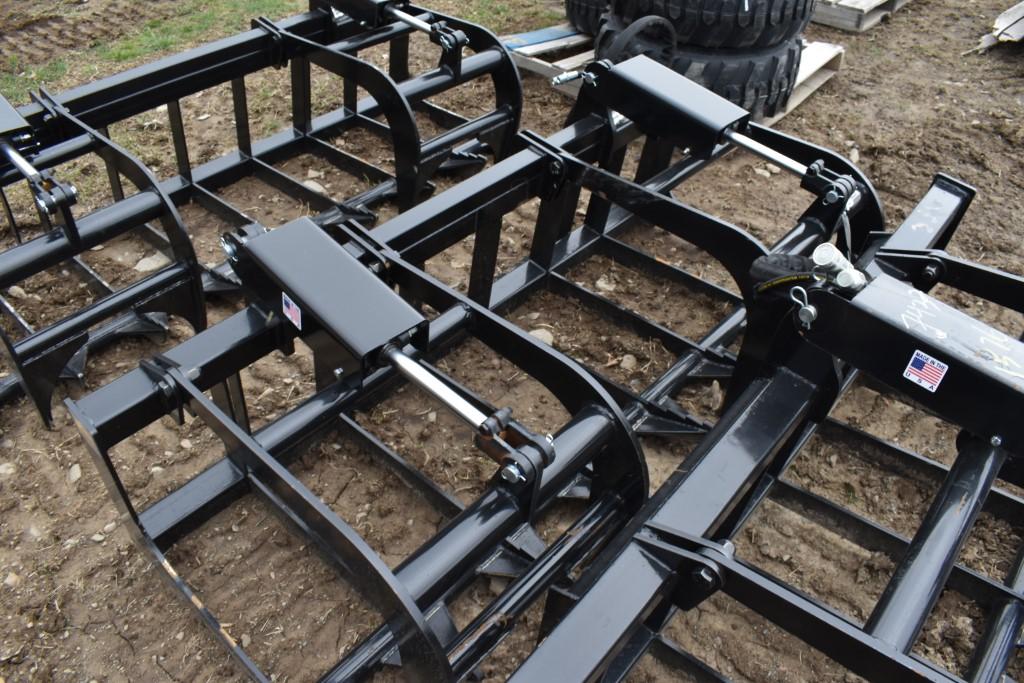 New JMR 72" Quick Attach Grapple Bucket