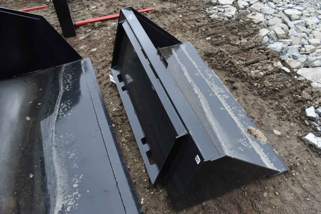 New Quick Attach 60" Skid Steer Bucket