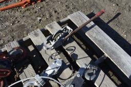 Harrington 1.5 Ton Chain Fall and 3 Come Alongs