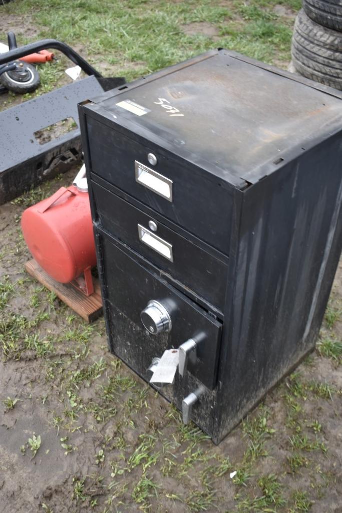 Filing Cabinet with Safe Doors