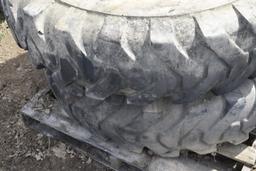 2 General 13.00-24 Tires on 8 Lug Rims
