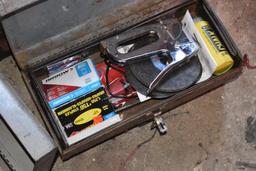3 Gray Metal Carry Gray Tool Boxes with Contents