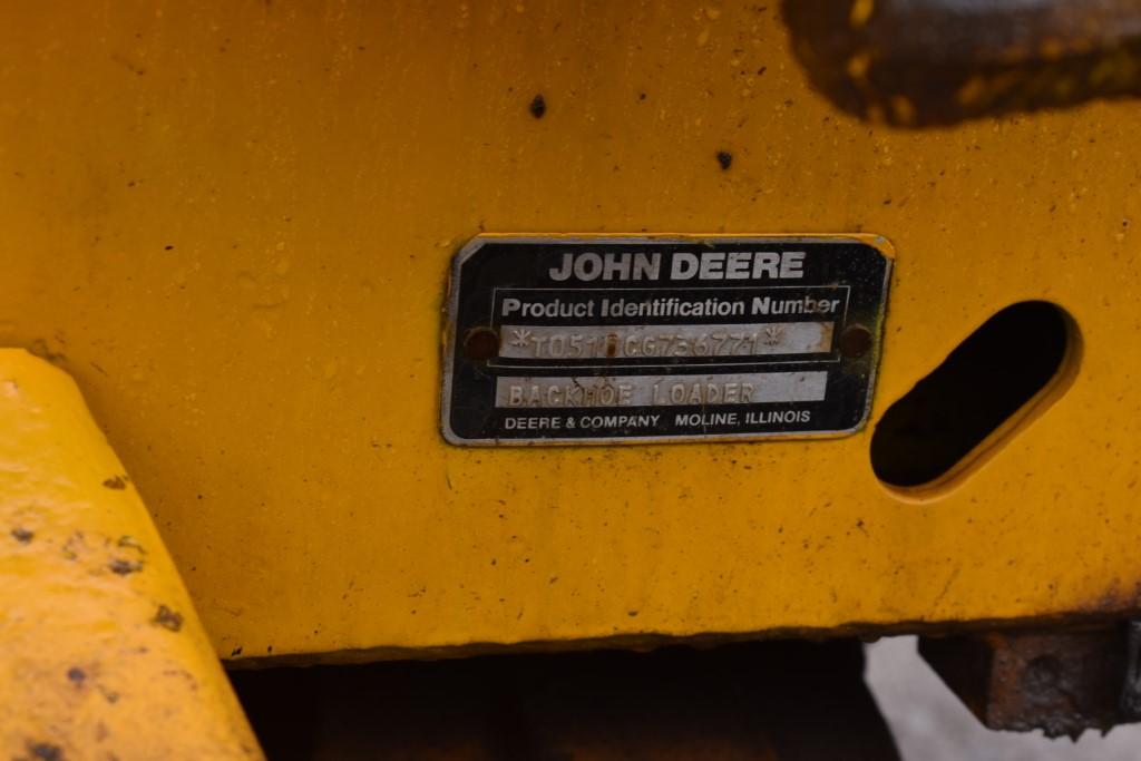John Deere 510C Turbo Backhoe