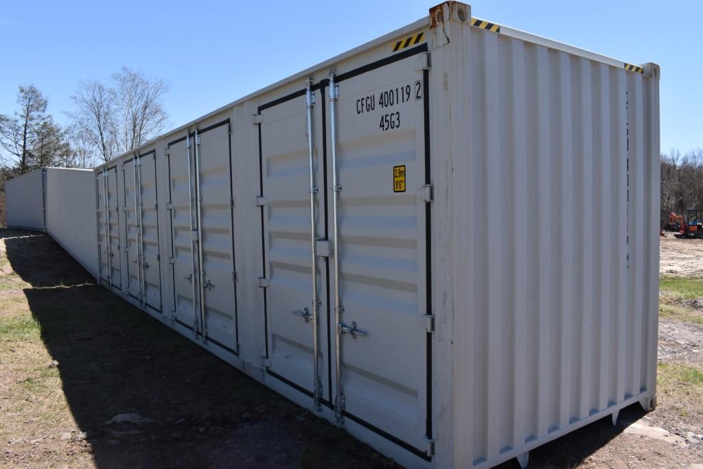 40' 5 Door Shipping Container