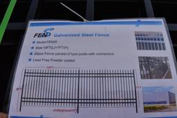 Fens 10' x 8' 20 Piece Fence Panel Set