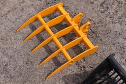 Mini Excavator 19" Debris Rake Attachment