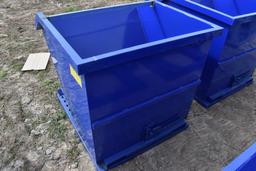 Fork Mounted Self Tipping Dumpster