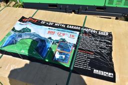 Diggit 20' x 30' Metal Garage Car Port
