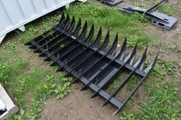 KC Quick Attach 72" Debry Rake