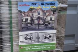 Greatbear 20' Deer Scene Bi Parting Entrance Gates