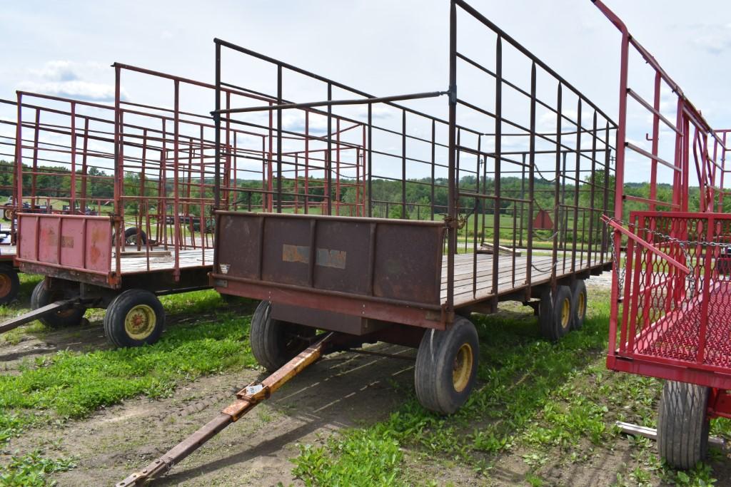 Bale King 21' Metal Hay Wagon