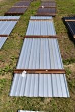 23 Pieces of 12' Galvalume Corrugated Metal Paneling