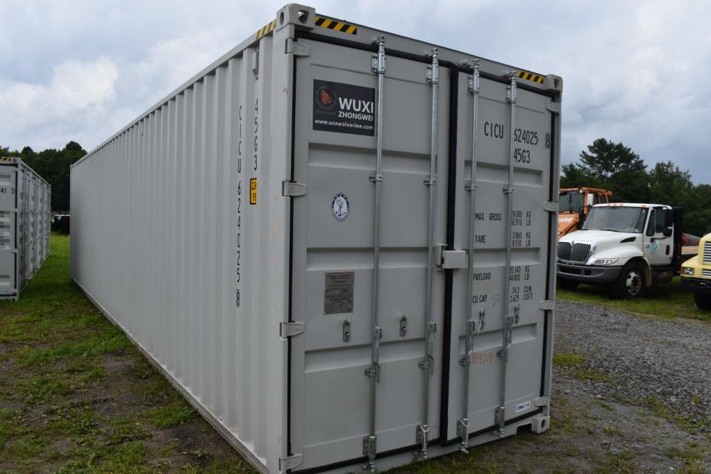 40' 3  Door High Cube Shipping Container