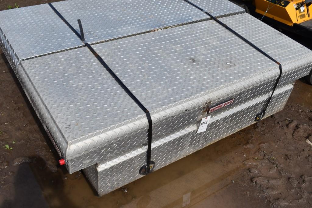 Weather Guard Diamond Plate Truck Tool Box
