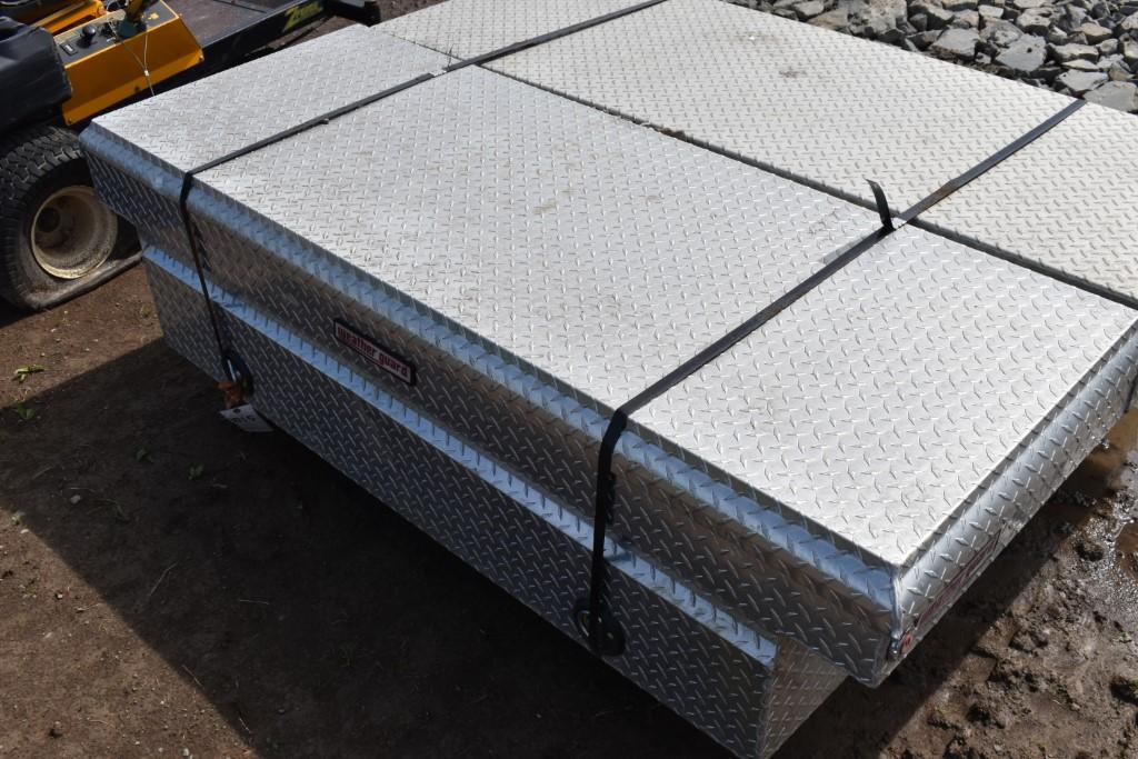 Weather Guard Diamond Plate Truck Tool Box