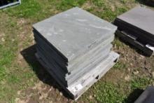 Pallet of 30" x 30" Bluestone Pieces