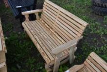 Amish Made 50" Glider Bench