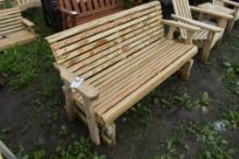 Amish Made 62" Glider Bench