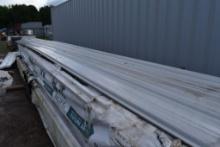 Group of White Metal Roofing