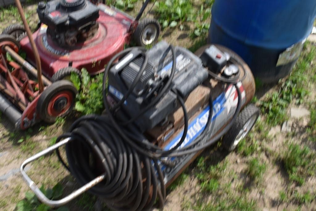 Campbell Hausfeld Air Compressor with 55 Gallon Drum