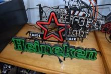 Heineken Light Up Sign