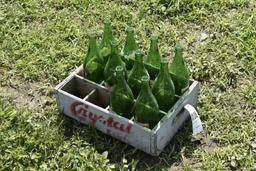 Crystal Soda Crate with Bottles