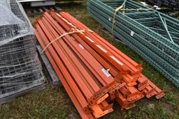 7 Sections of 10' x 42" Pallet Racking with 24 8' Cross Members
