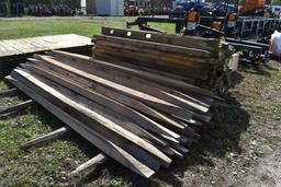 74 Post and Cross Beam Fence Set