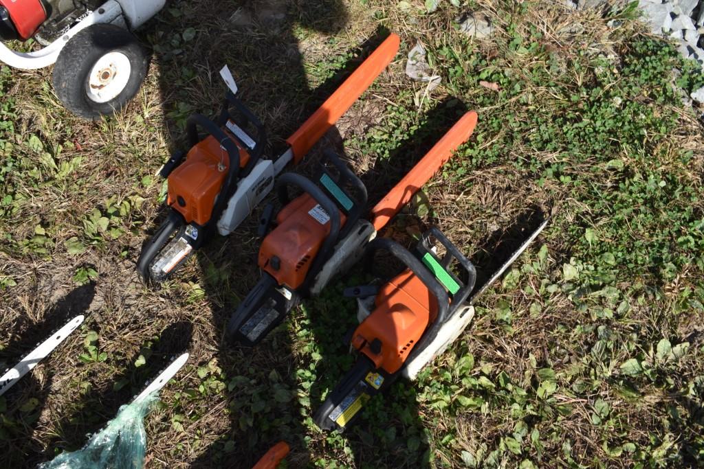 3 Stihl Chainsaws