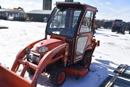 Kubota BX25D Loader Back Hoe Mower Tractor