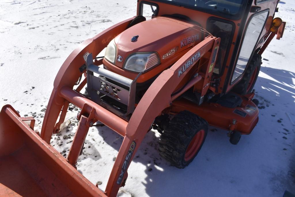 Kubota BX25D Loader Back Hoe Mower Tractor